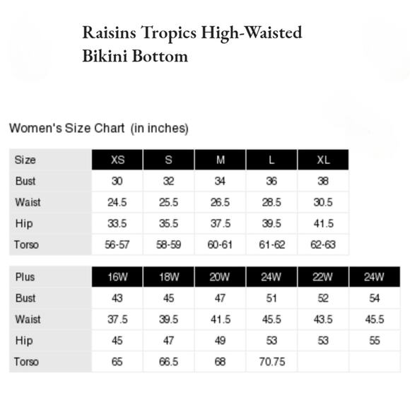 NWT Raisins Tropics High-Waisted Blue & Green Multicolor Bikini Bottom sz Large - Picture 10 of 12